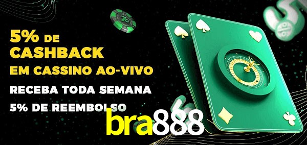 Promoções do cassino ao Vivo bra888